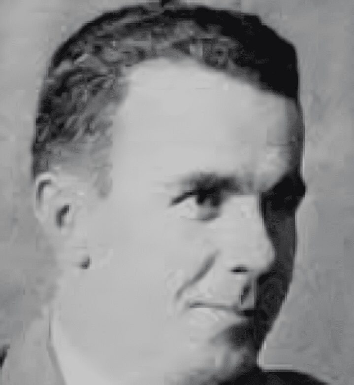 Black and white portrait of a man