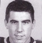 Black-and-white headshot of a man