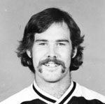 Black-and-white portrait of man with mustache