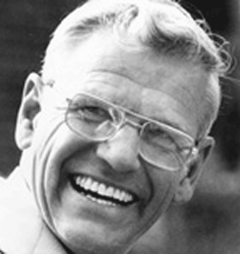 Close-up smiling older man wearing glasses